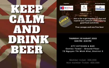 BritCham: Keep calm and drink beer