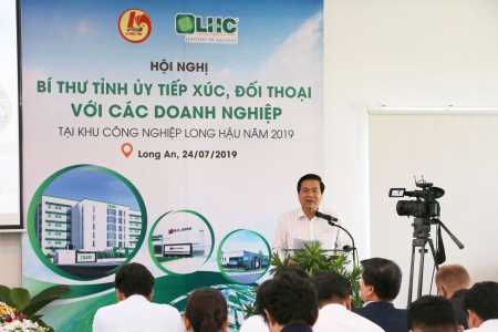 Actively remove difficulties for enterprises in Long Hau Industrial Park
