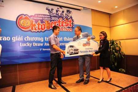 Oktoberfest Vietnam 2016 lucky draw Grand Prize announced 
