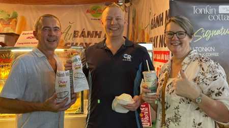 Booth brings vegan taste to Ho Chi Minh City’s banh mi festival